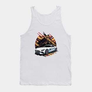 Mercedes AMG GT Vintage Car Tank Top